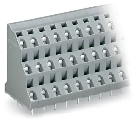 Трехуровневая клемма WAGO 737-552, 6 pin, 0.08мм² - 2.50мм², 630В, CS: 7.50мм, (76 шт)