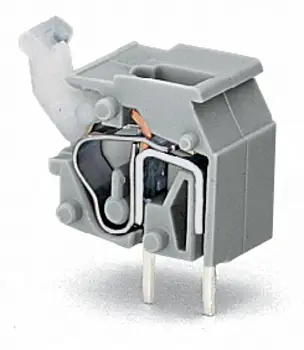 Быстроразъемная клемма WAGO 255-763/999-950, 1 pin, 0.08мм² - 2.50мм², 440В, CS: 10мм;10.16мм, (300 шт)