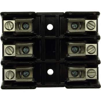 Клеммная колодка, 60 A, AC 480 В, 70 x 35 x 108 мм, 3P, UL, CSA. EATON BUSS FUSE BLOCK