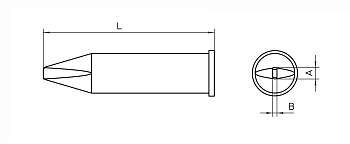 Паяльное жало Weller T0054480499 XHT C