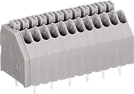 Быстроразъемная клемма WAGO 250-1403, 3 pin, 0.14мм² - 0.50мм², 160В, 2А, CS: 2.54мм, (1 шт)