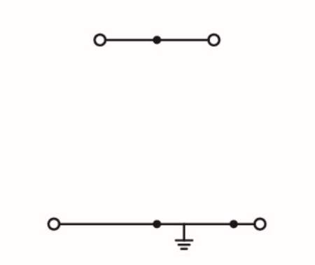 Двухуровневая PG клемма WAGO 279-527, 4 pin, 0.08мм² - 1.50мм², 500В, 18А, конф: Terre;L, (50 шт)