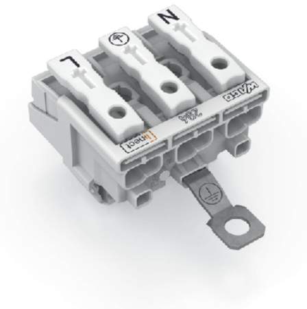 Разъем питания сети WAGO 294-8413, 3 pin, 0.5мм² - 2.5мм², 24А, (500 шт)