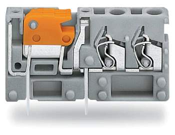 Быстроразъемная клемма WAGO 742-151, 1 pin, 0.08мм² - 2.50мм², 320В, CS: 5мм, (200 шт)