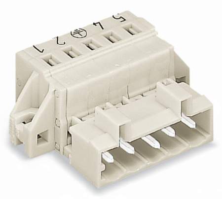 Штифтовая планка WAGO 721-606/019-000, 6 pin, 0.08мм² - 2.50мм², 320В, 12А, CS: 5мм, (50 шт)
