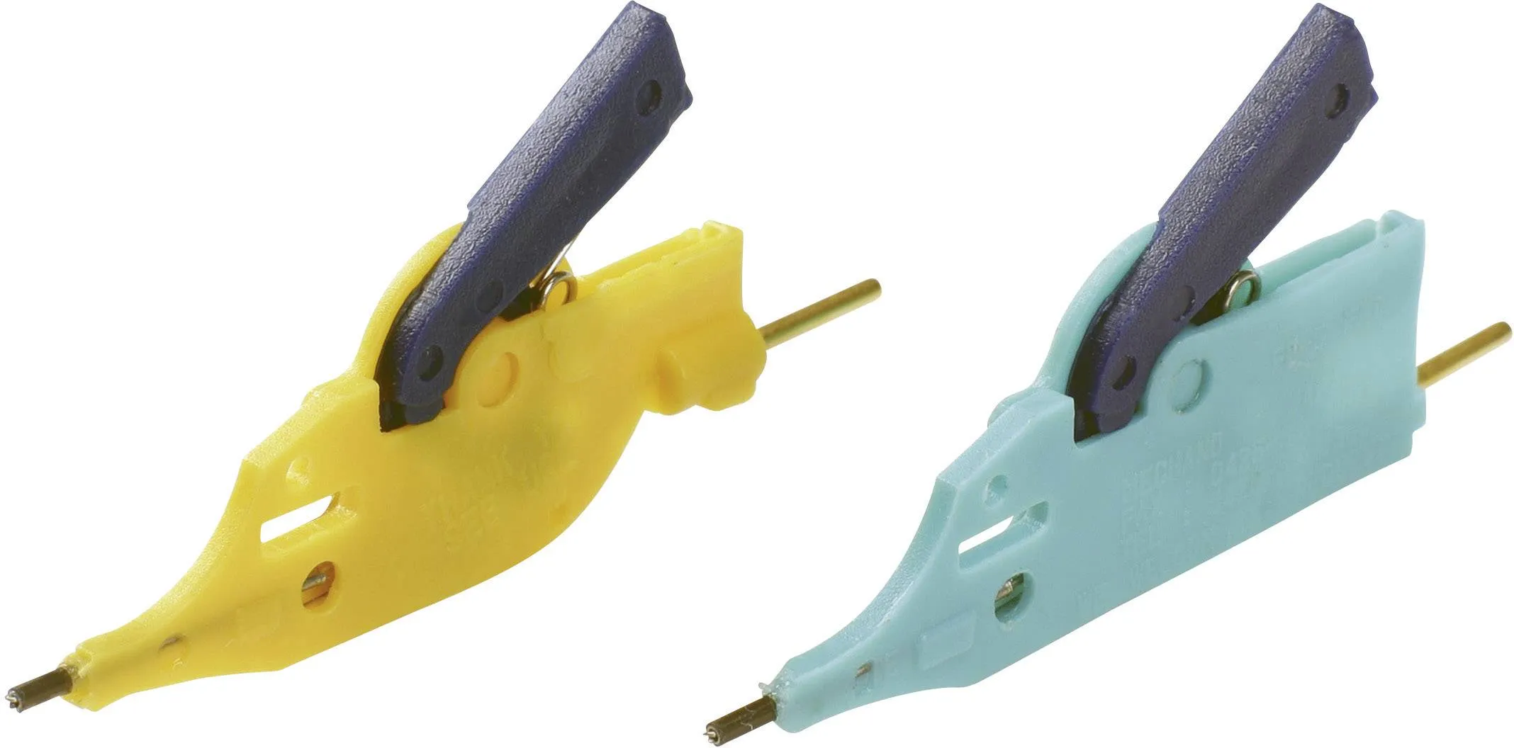 Зажим типа "крючок" SKS Hirschmann KLEPS FP 2B, 0.64 мм, CAT I, зеленый, желтый : 2 шт.