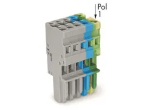 Внутренний разъём WAGO 769-105/000-038, 5 pin, 0.08мм²-4.0мм², 500В, 32А, CS: 5мм, (1 шт)