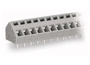Клемма печатной платы WAGO 236-114/000-008, 14 pin, 0.08мм²-2.5мм², 320В, 24А, CS: 5мм, (1 шт)