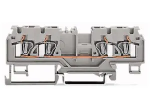 Проходная клеммная колодка WAGO 880-831/999-940, 1 pin, 0.08мм²-4.0мм², 800В, 20А, (1 шт)