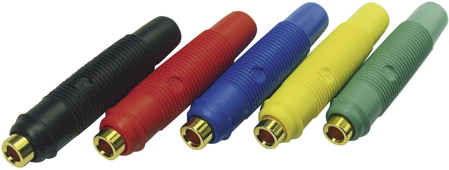 Соединящий стержень KUN 30 позолоченный SKS Hirschmann штифт-Ø: 4 мм, для пайки, 60 В/DC 16 A, синий