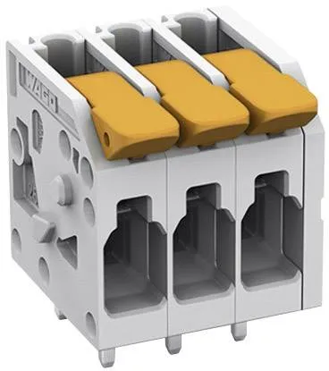 Клемма для печатной платы WAGO 2604-1103, 3 pin, 0.20мм² - 4мм², 600В, 66А, CS: 5мм, (1 шт)