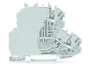 Двухуровневый клеммный блок WAGO 2000-2202/099-000, 2 pin, 0.14мм²-1.5мм², 800В, 13.5А, (1 шт)