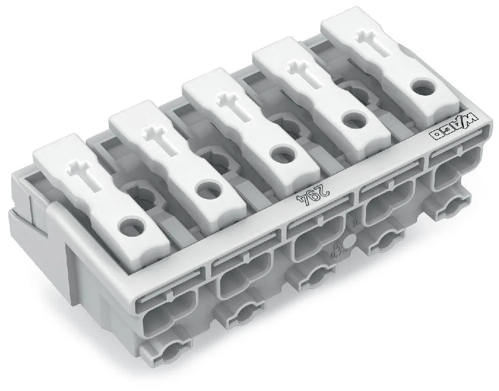 Разъем питания сети WAGO 294-5005, 5 pin, 0.5мм² - 1.5мм², 24А, (250 шт)