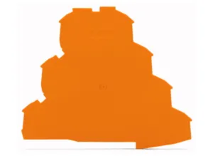 Торцевая/разделительная пластина WAGO 2002-4192, (1 шт)