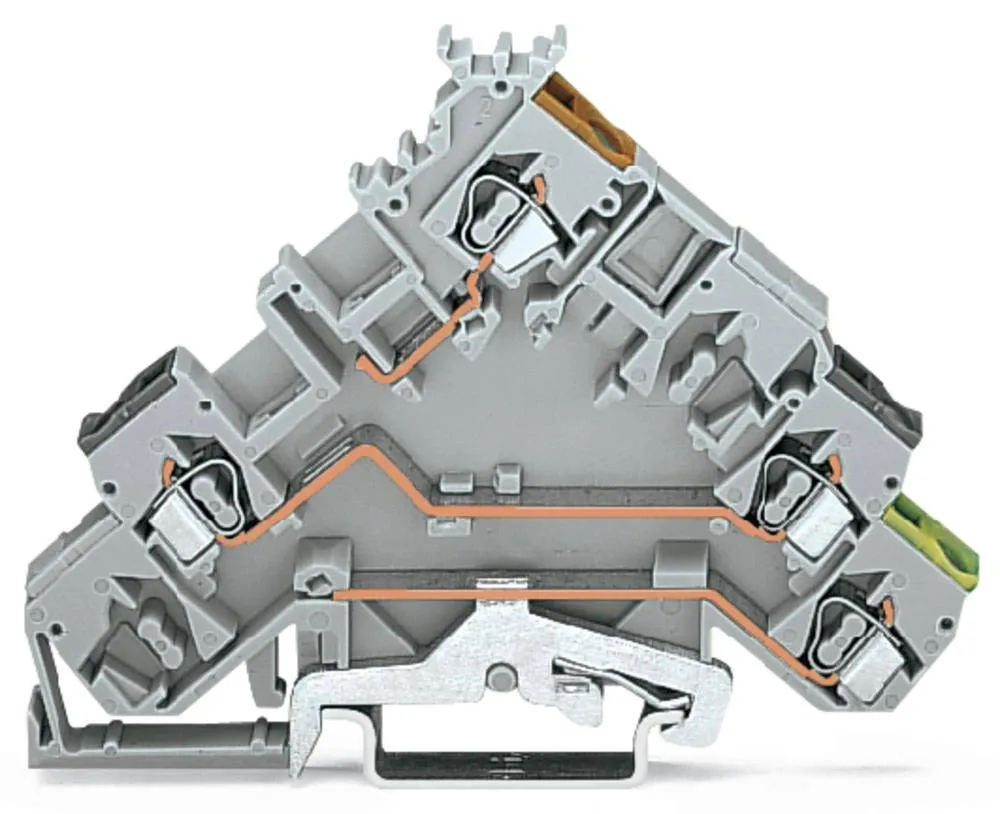 Клемма привода WAGO 280-585, 4 pin, 0.08мм² - 2.50мм², 400В, 20А, конф: L, (50 шт)