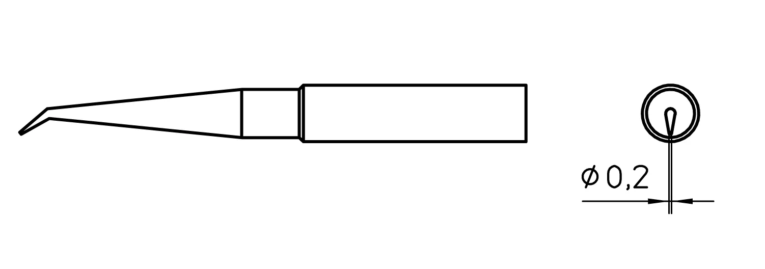 Паяльное жало Weller T0054487299 XNT 1LX