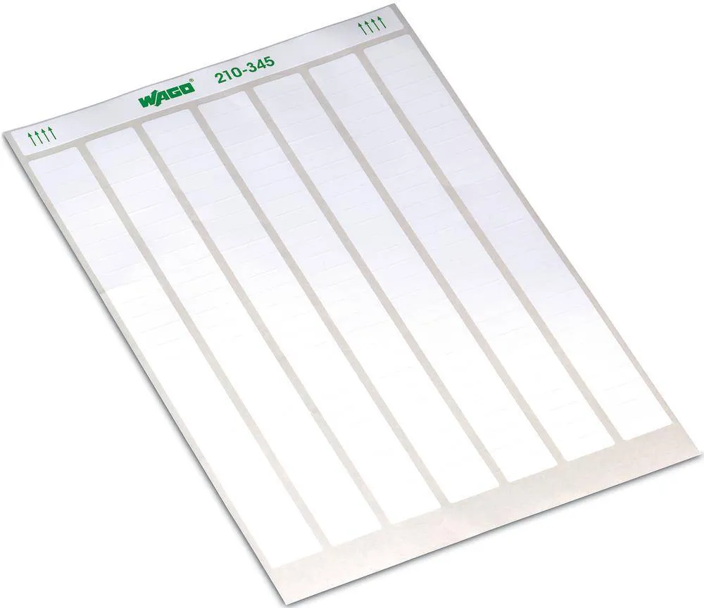 Самоклеящаяся этикетка WAGO 210-345, (1 шт)