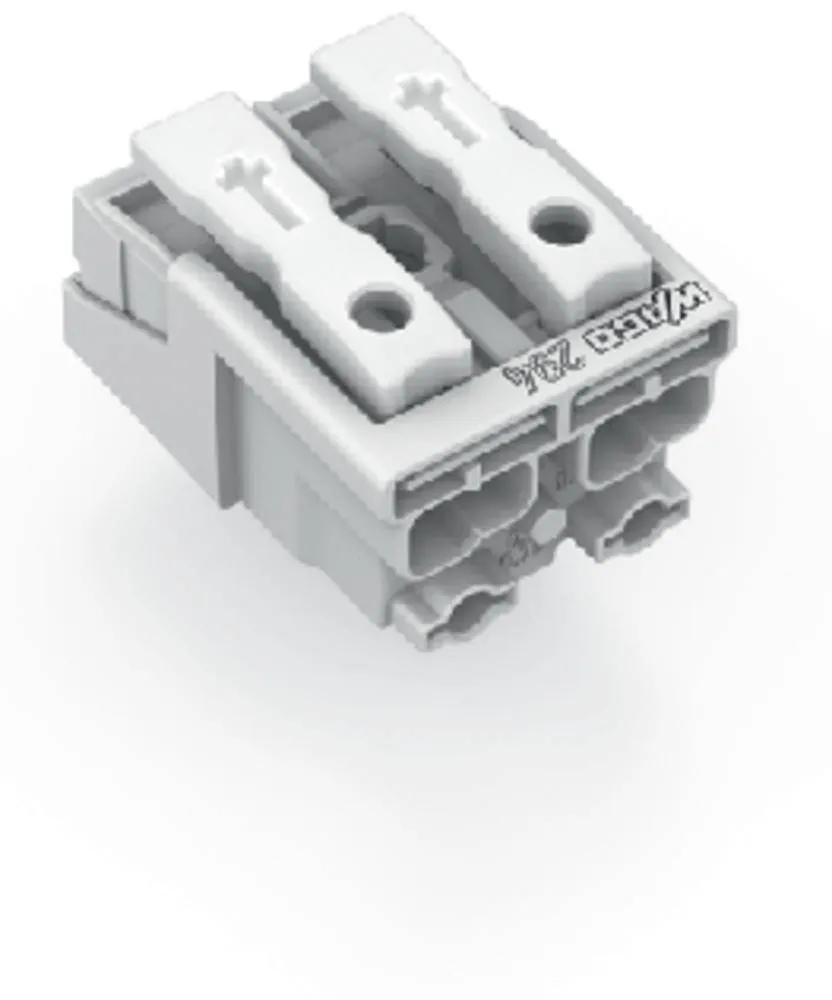 Разъем питания сети WAGO 294-5002, 2 pin, 0.5мм² - 1.5мм², 24А, (1000 шт)