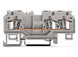 Проходная клеммная колодка WAGO 880-662/999-940, 1 pin, 0.08мм²-4.0мм², 400В, 25А, (1 шт)