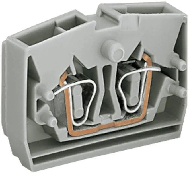 Клемма WAGO 264-321, 2 pin, 0.08мм² - 2.50мм², 800В, 24А, конф: L, (1 шт)