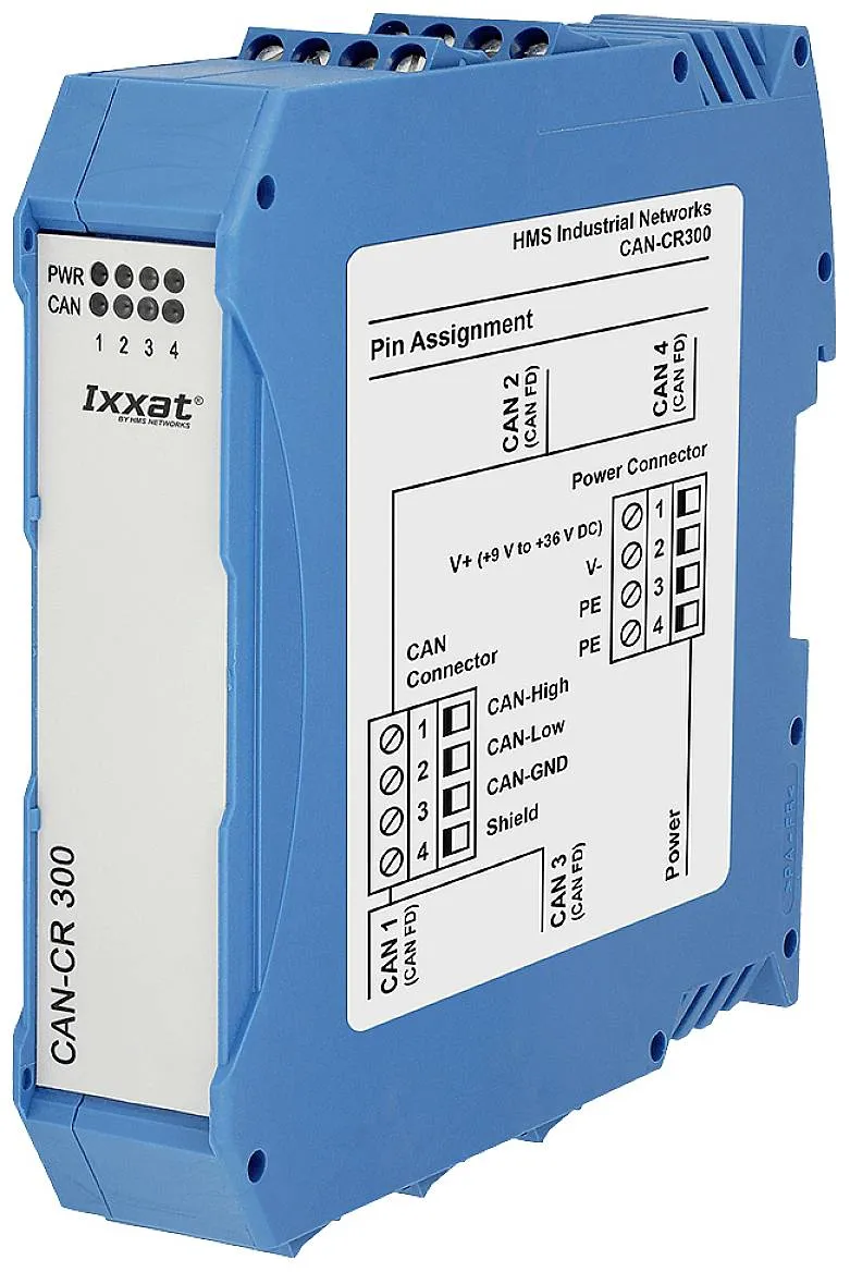 CAN/CAN FD повторитель Ixxat 1.01.0210.40200 CAN-CR300 без терминатора