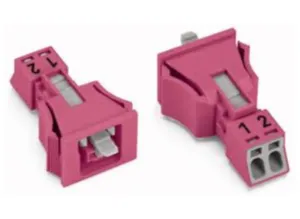 Гнездо WAGO 890-782, 2 pin, 0.25мм²-1.5мм², 250В, 16А, (1 шт)