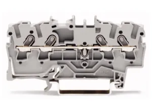 Проходная клеммная колодка WAGO 2001-1405, 1 pin, 0.25мм²-2.5мм², 550В, 18А, (1 шт)