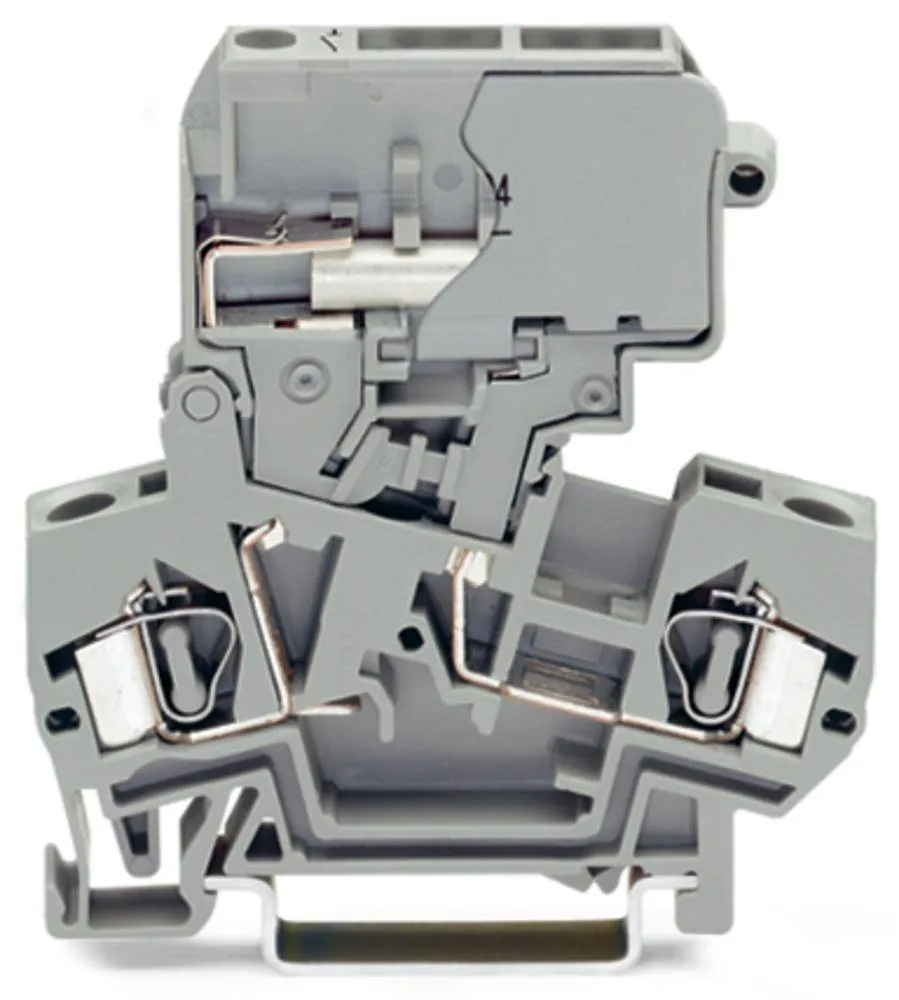 N клемма WAGO 281-624, 2 pin, 0.08мм² - 4мм², 800В, 16А, конф: L, (50 шт)