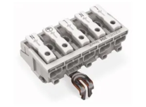 Клемма подключения к сети WAGO 294-8215, 5 pin, 0.5мм²-2.5мм², 24А, (1 шт)