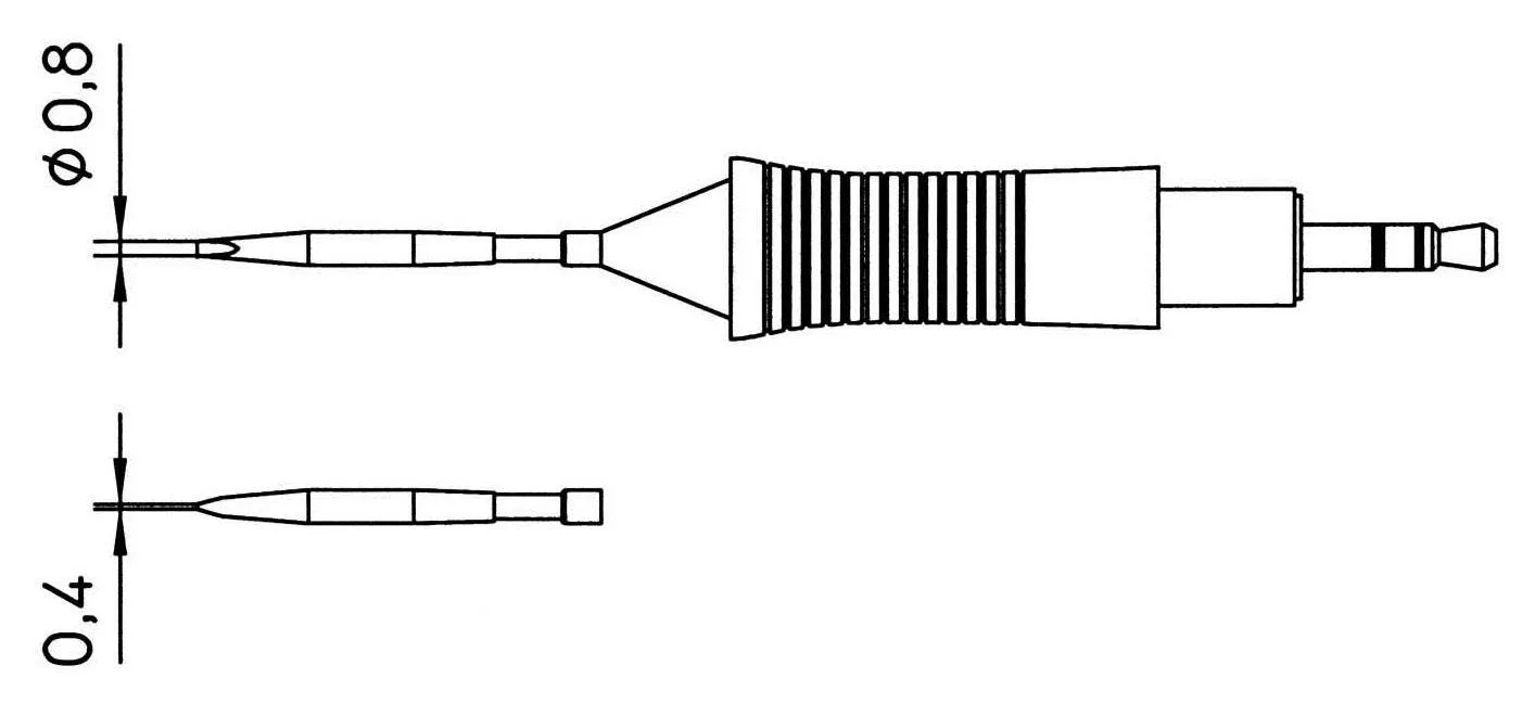 Паяльное жало Weller T0054460999N RTM 008 S