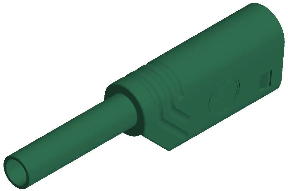 975090704, SKS-HIRSCHMANN MST S WS 30 Au - Башенный штекер, Ø-контакта: 2 мм, зеленый : 1 шт.