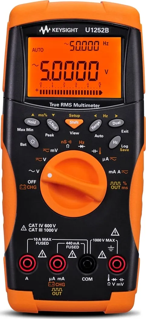 Ручной цифровой мультиметр Keysight U1252B 