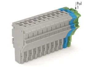 Внутренний разъём WAGO 2022-115/000-038, 15 pin, 0.75мм²-4.0мм², 690В, 24А, CS: 5.2мм, (1 шт)