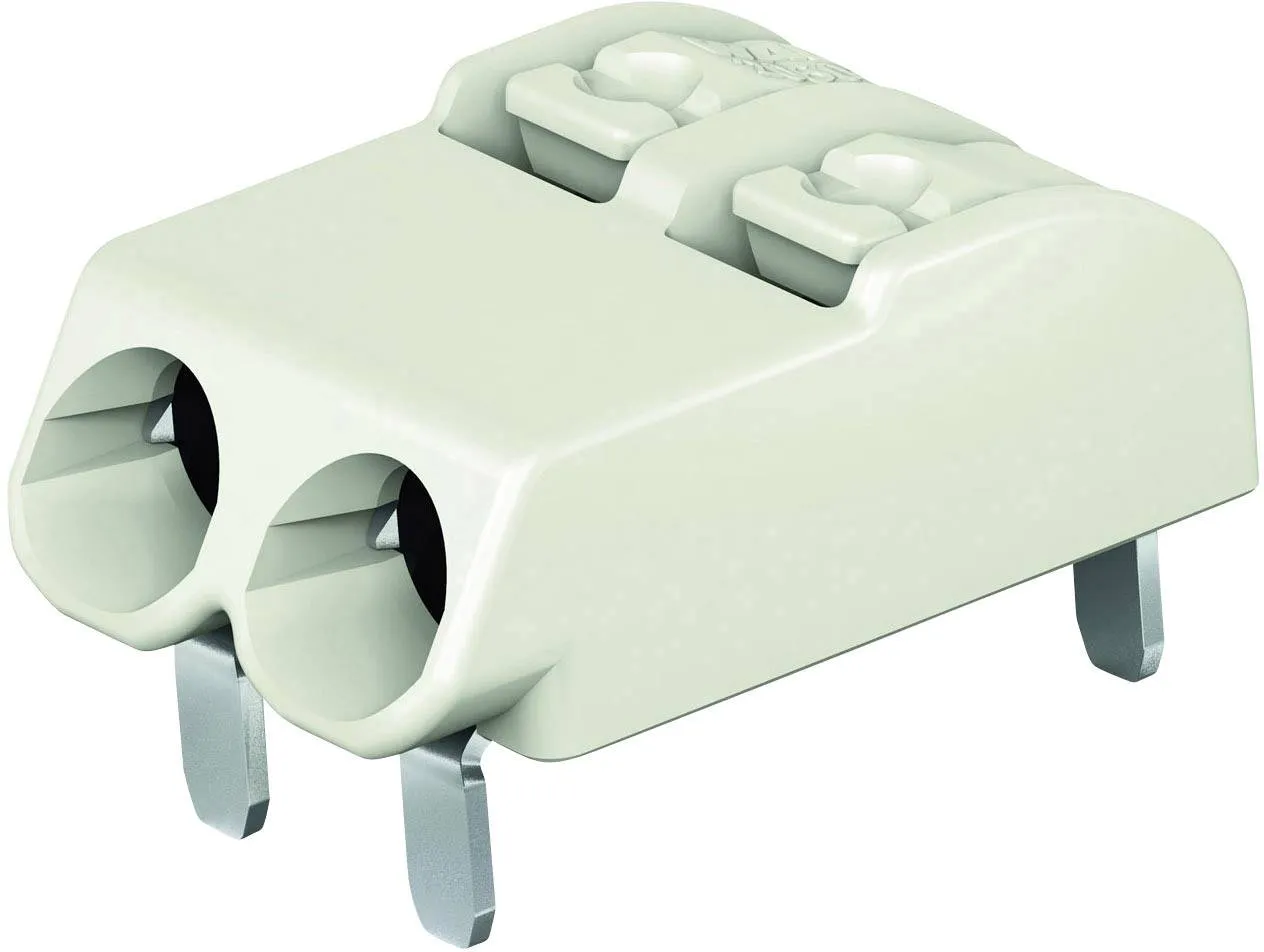 Быстроразъемная клемма WAGO 2060-1402/998-404, 2 pin, 0.20мм² - 0.75мм², 160В, 9А, CS: 4мм, (1 шт)