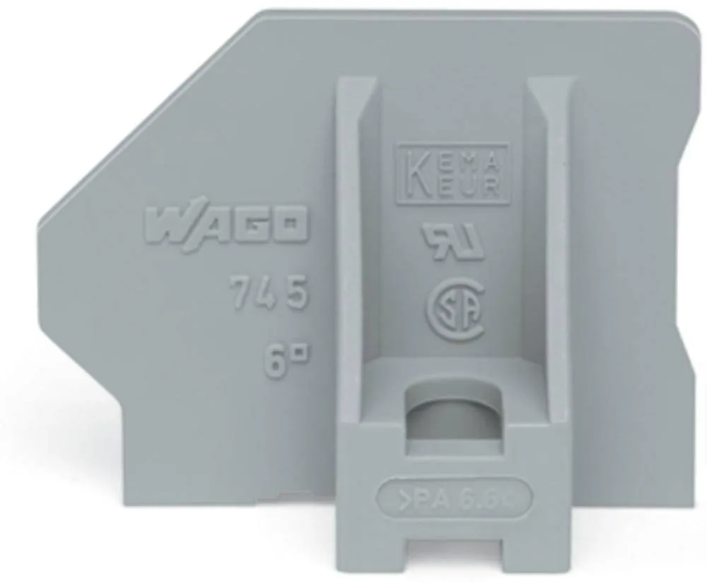 Торцевая пластина WAGO 745-345, (50 шт)