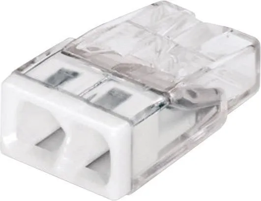 Винтовая клемма WAGO 2273-202, 2 pin, 0.5мм² - 2.5мм², 450В, 24А, (1 шт)