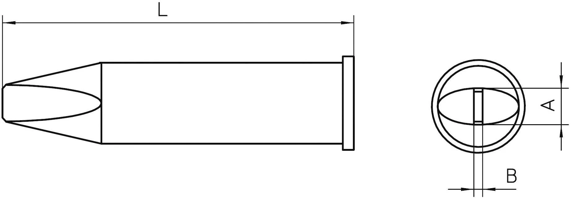 Паяльное жало Weller T0054480199 XHT D