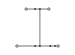 Двухуровневая клемма WAGO 2002-2708, 2 pin, 0.25мм²-4.0мм², 800В, 24А, (1 шт)
