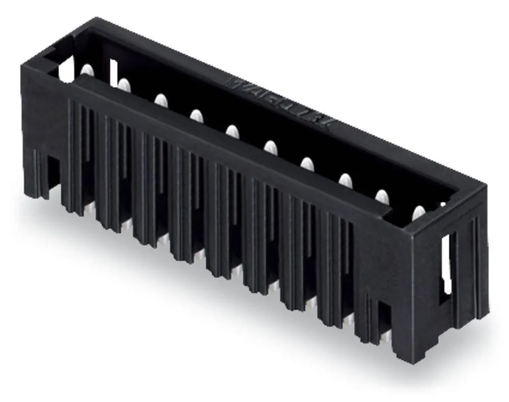 Штифтовая планка WAGO 734-235/105-604, 5 pin, 160В, 10А, CS: 3.81мм, (200 шт)