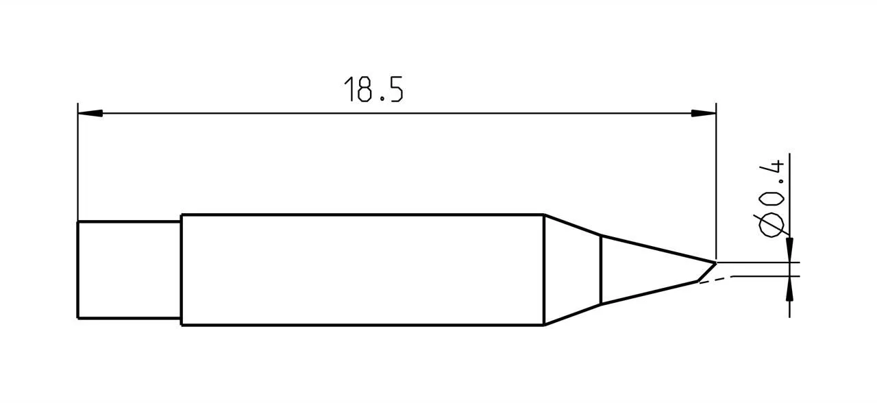Паяльное жало Weller T0050100399 RTM 004 B MS