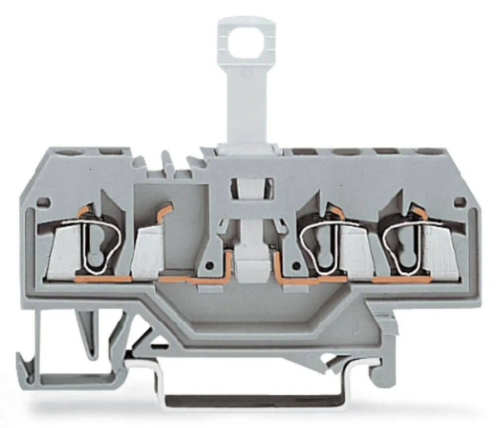 N клемма с разделителем WAGO 280-683, 3 pin, 0.08мм² - 2.50мм², 400В, 10А, конф: L, (50 шт)