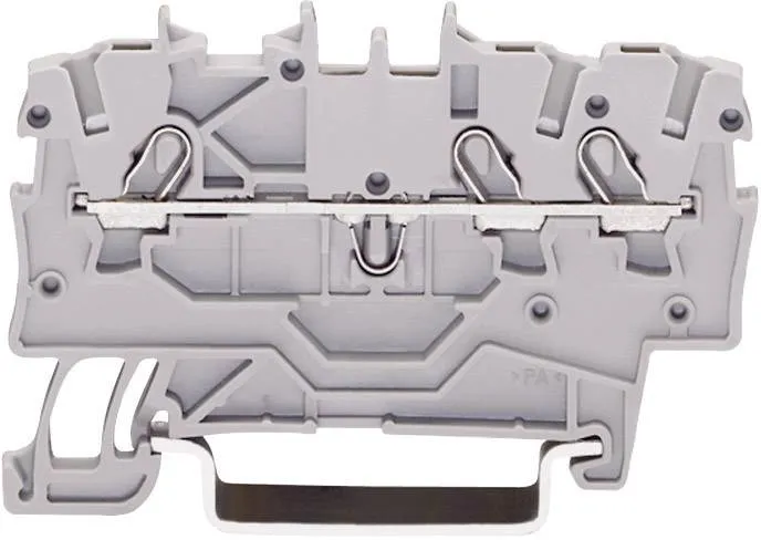 Клемма WAGO 2000-1301, 3 pin, 0.14мм² - 1.50мм², 800В, 13.5А, конф: L, (1 шт)
