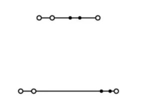 Двухуровневый клеммный блок WAGO 870-534, 2 pin, 0.08мм²-2.5мм², 500В, 24А, (1 шт)
