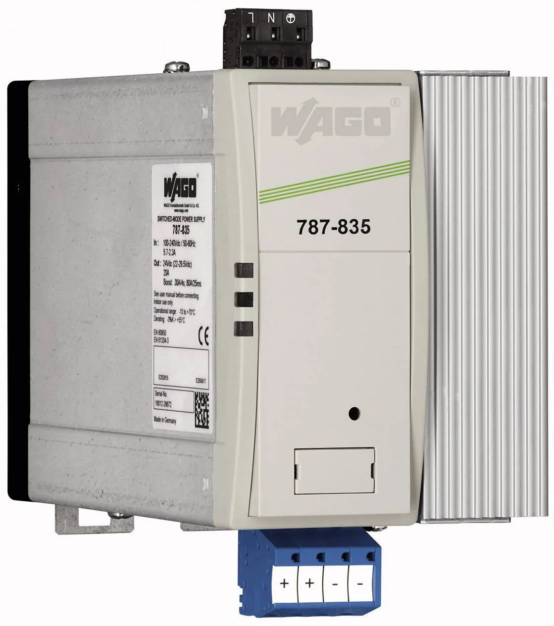 Блок питания на DIN-рейке WAGO 787-835 EPSITRON® PRO POWER