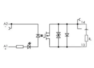 Клемма оптопары WAGO 859-797, 0.08мм²-2.5мм², 300В, (1 шт)