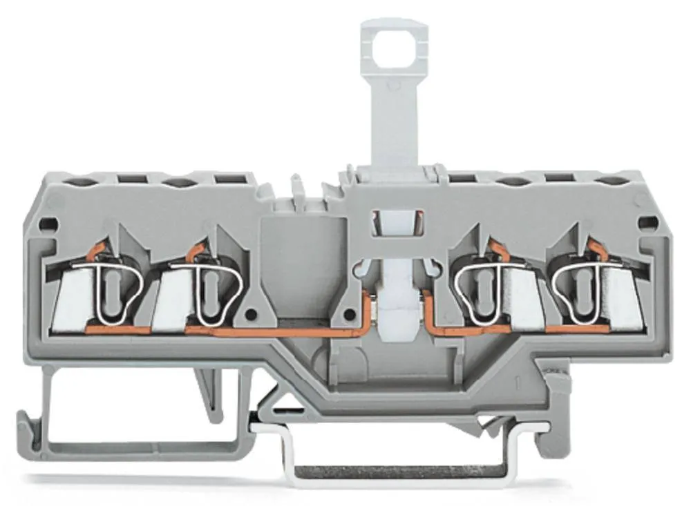 N клемма с разделителем WAGO 280-839, 4 pin, 0.08мм² - 2.50мм², 400В, 10А, конф: N, (50 шт)