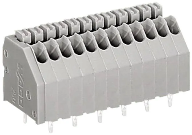 Быстроразъемная клемма WAGO 250-404, 4 pin, 0.14мм² - 0.50мм², 160В, 2А, CS: 2.50мм, (1 шт)