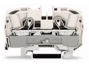 Клеммная колодка экрана WAGO 2016-1208, 1 pin, 0.5мм²-16мм², 600В, 76А, (1 шт)