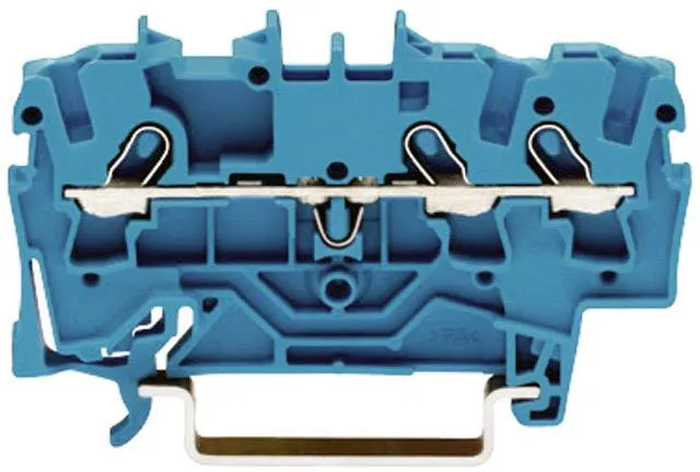 Клемма WAGO 2001-1304, 3 pin, 0.25мм² - 2.50мм², 800В, 18А, конф: N, (1 шт)