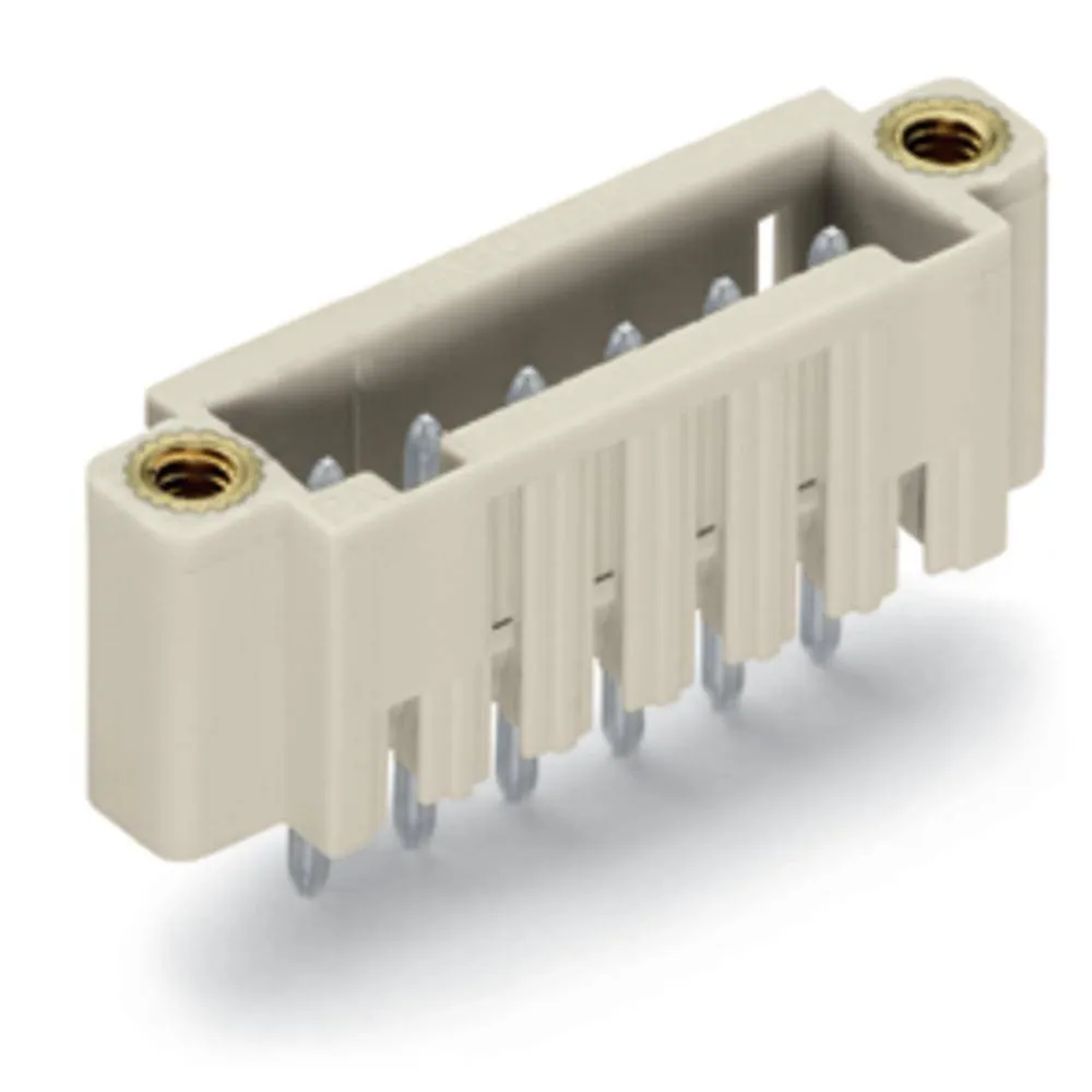 Штифтовая планка WAGO 734-136/108-000, 6 pin, 160В, 10А, CS: 3.50мм, (100 шт)